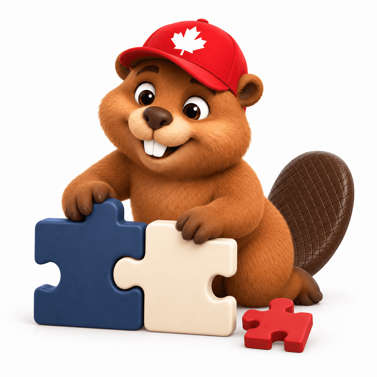 The softwareconsulting.ca beaver connecting two pieces