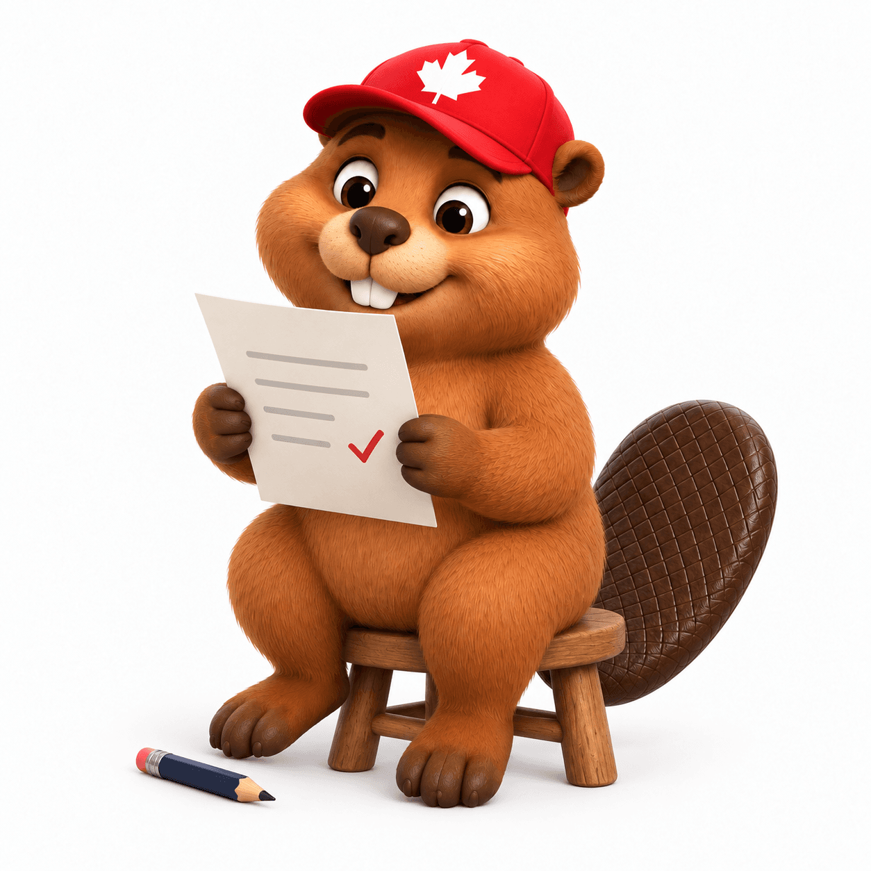Le castor de softwareconsulting.ca examine le plan d'un projet